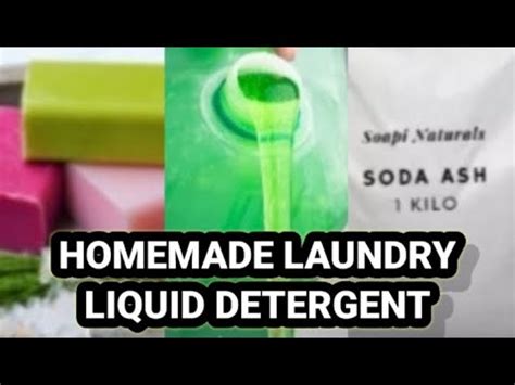 paano gumawa ng liquid detergent|DIY Liquid Laundry Detergent from Shopee .